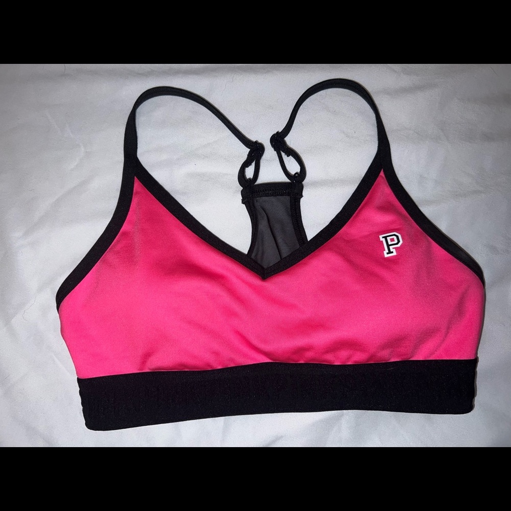 PINK small sports bra